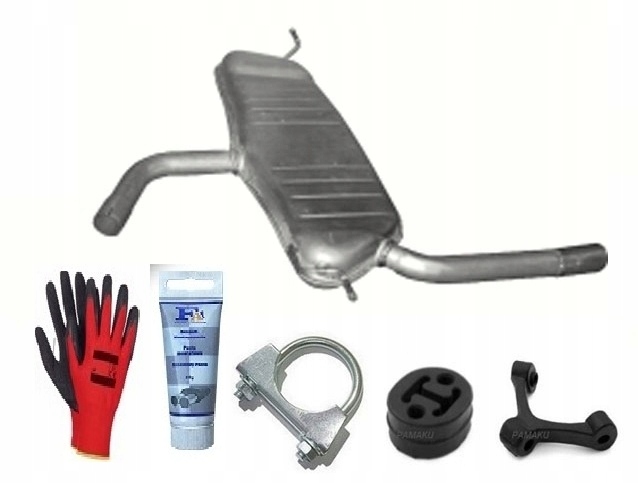 Seat Toledo 1.6 8V 75kW (2004-2009) Koncový Tlumič Výfuku bonus