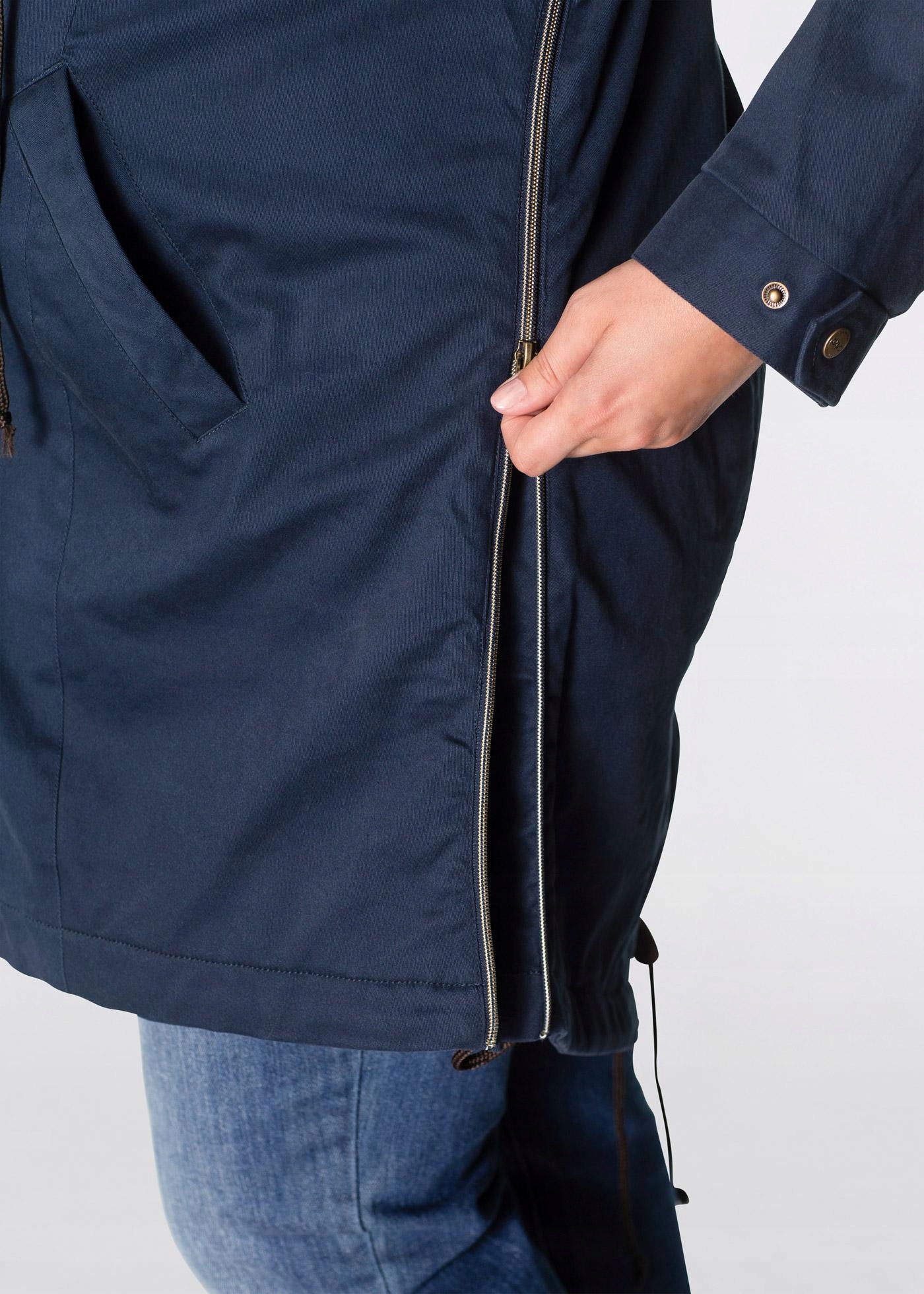 Bonprix cot KURTKA CIĄŻOWA Z KAPTUREM 38 Wzór dominujący bez wzoru