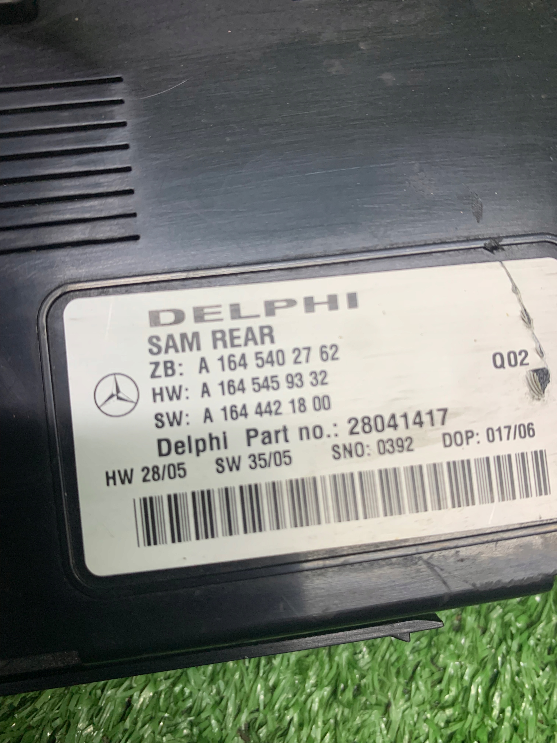 module SAM computer BSI control unit komfortu rear part Mercedes ML W164 GL X164 W251