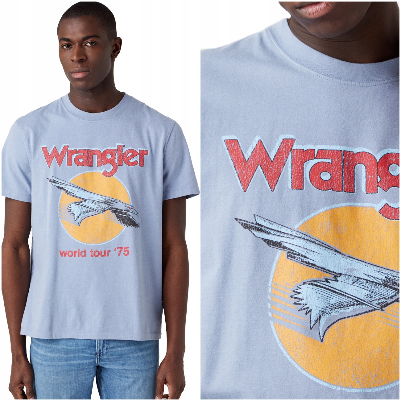 

Wrangler Eagle Tee Męska Koszulka T-shirt Logo XL