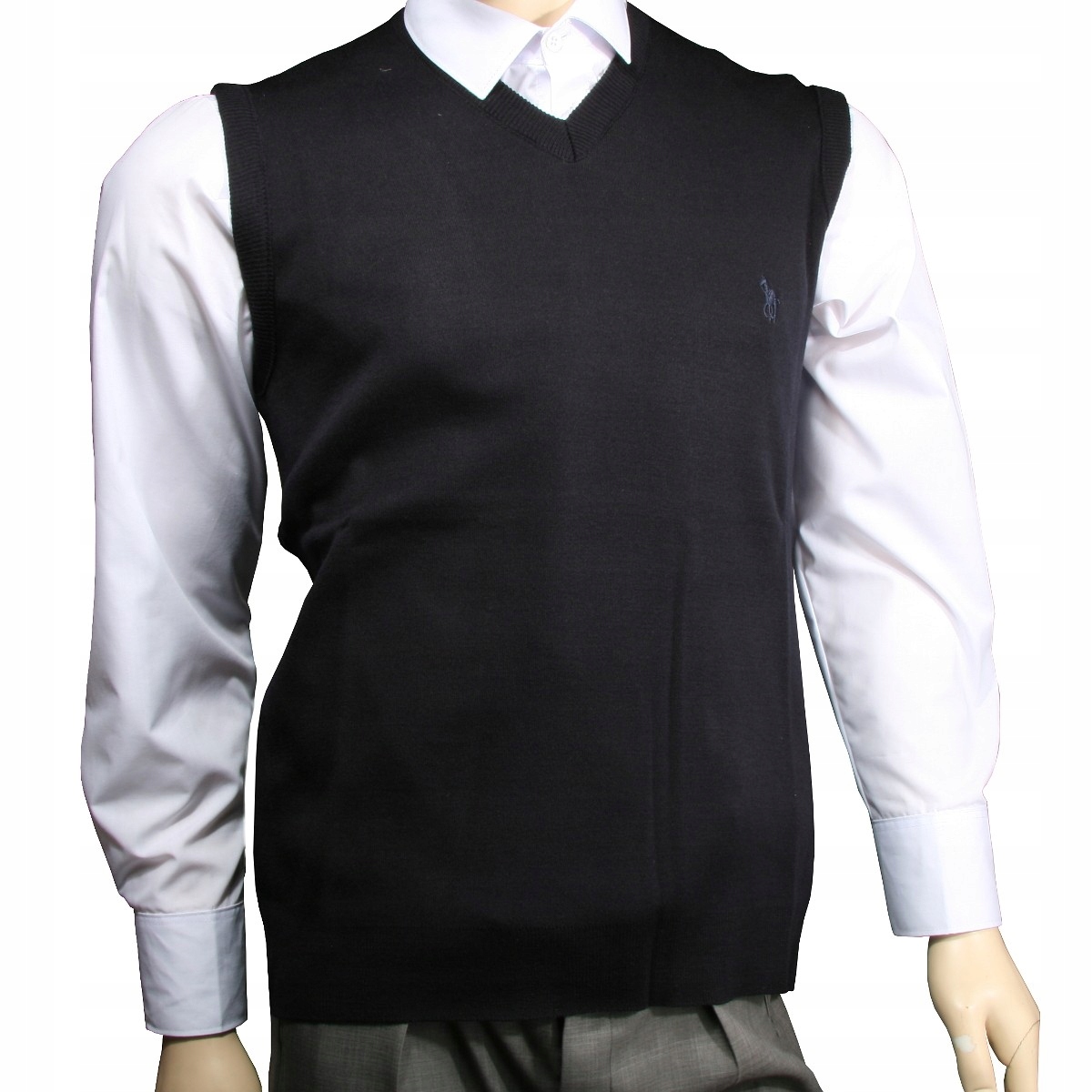 BEZRĘKAWNIK, KAMIZELKA WEŁNA 'KONIK' GRANAT 3XL