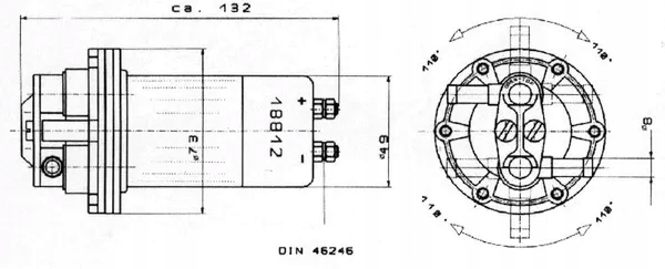 Pompa paliwowa elektryczna, 12 V Numer katalogowy części K. 14412