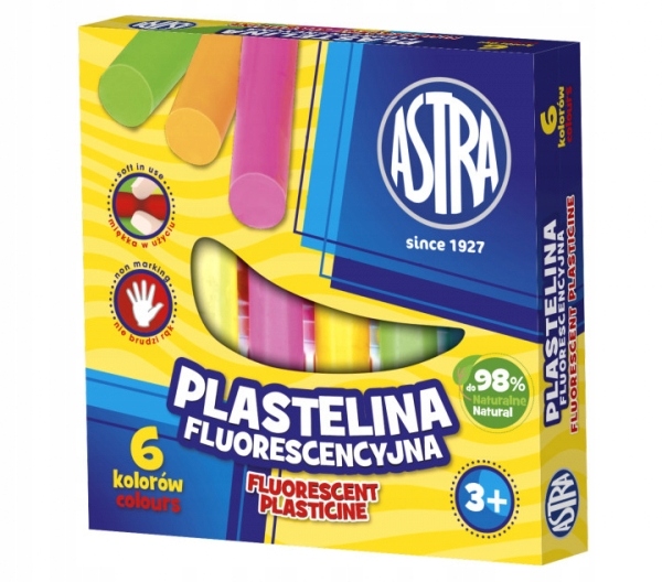 

Plastelina Astra fluorescencyjna,