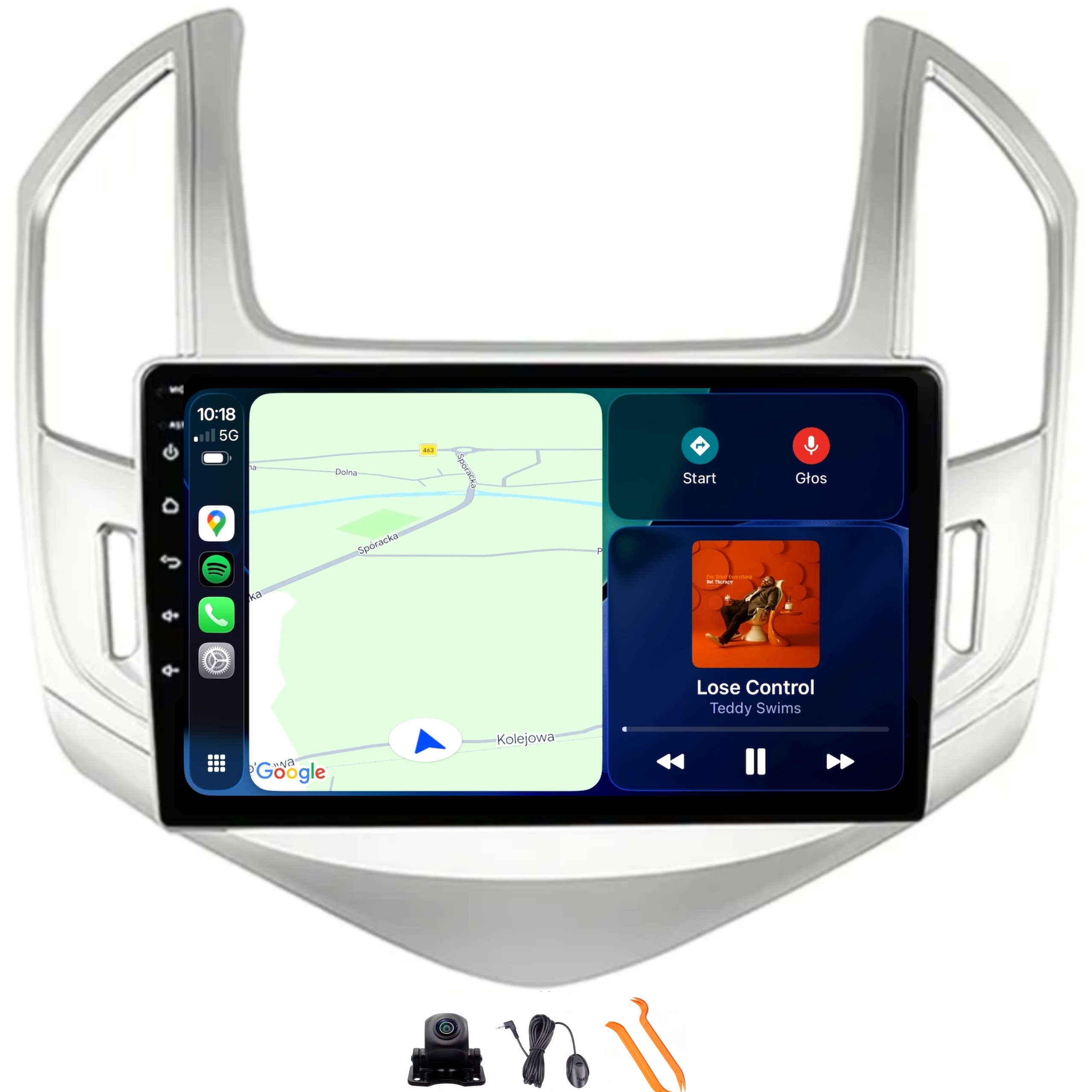 Rádio Android Navigácia M8250 Qled Carplay Lte Gps Chevrolet Cruze 12-15