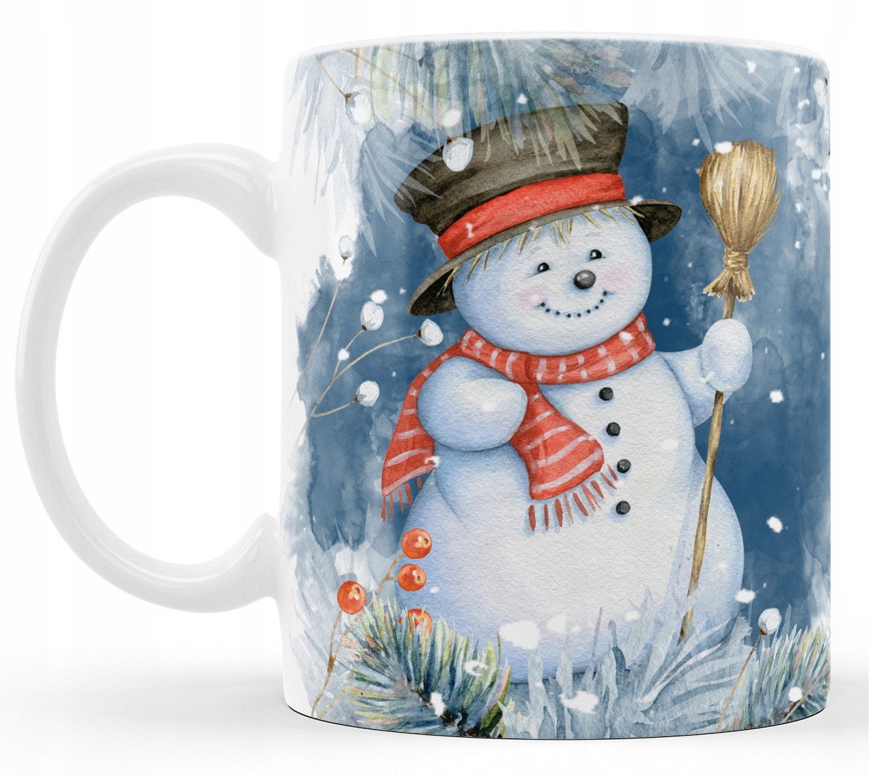 Kubek świąteczny. Kubek Wesołych Świąt z Bałwanem Rodzaj kubek