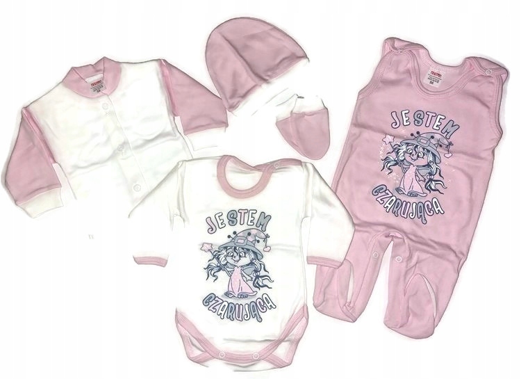 WYPRAWKA DLA NOWORODKA dla Dziewczynki Rozmiar 56 Płeć chłopcy dziewczynki