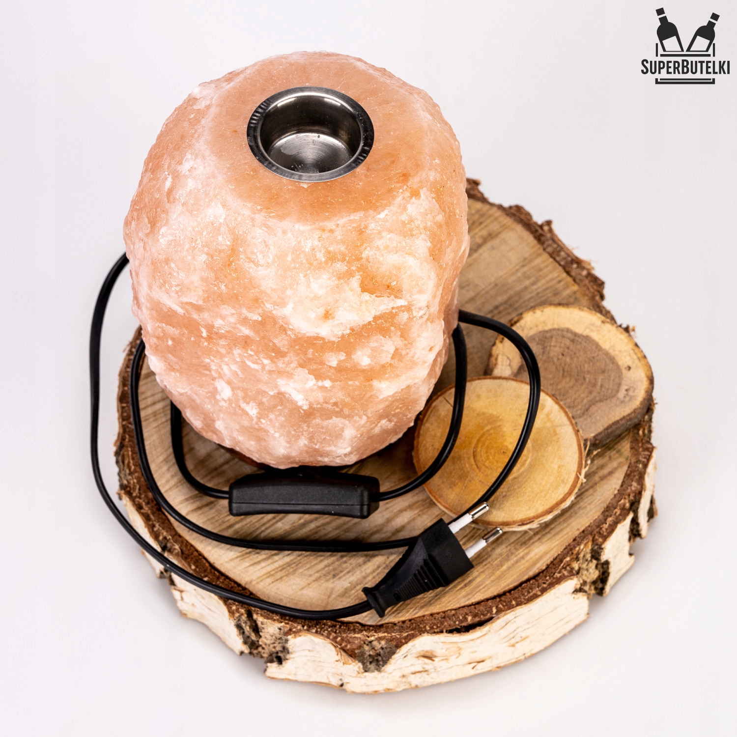 LAMPA SOLNA AROMATERAPIA JONIZATOR SÓL HIMALAJSKA Marka OgrodySolne