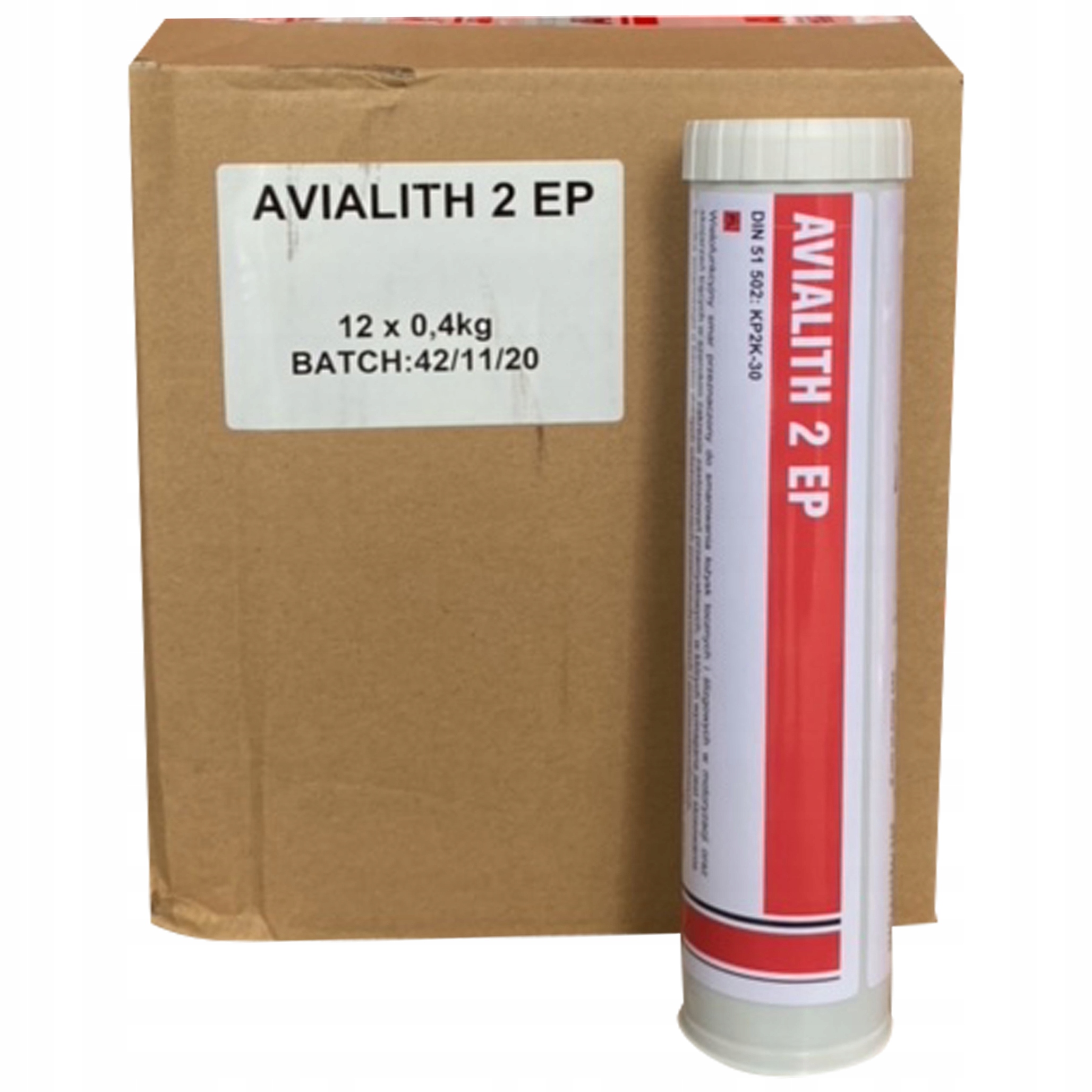 12 x Smar w tubie Avia Avialith Ep 2 400g kartusze