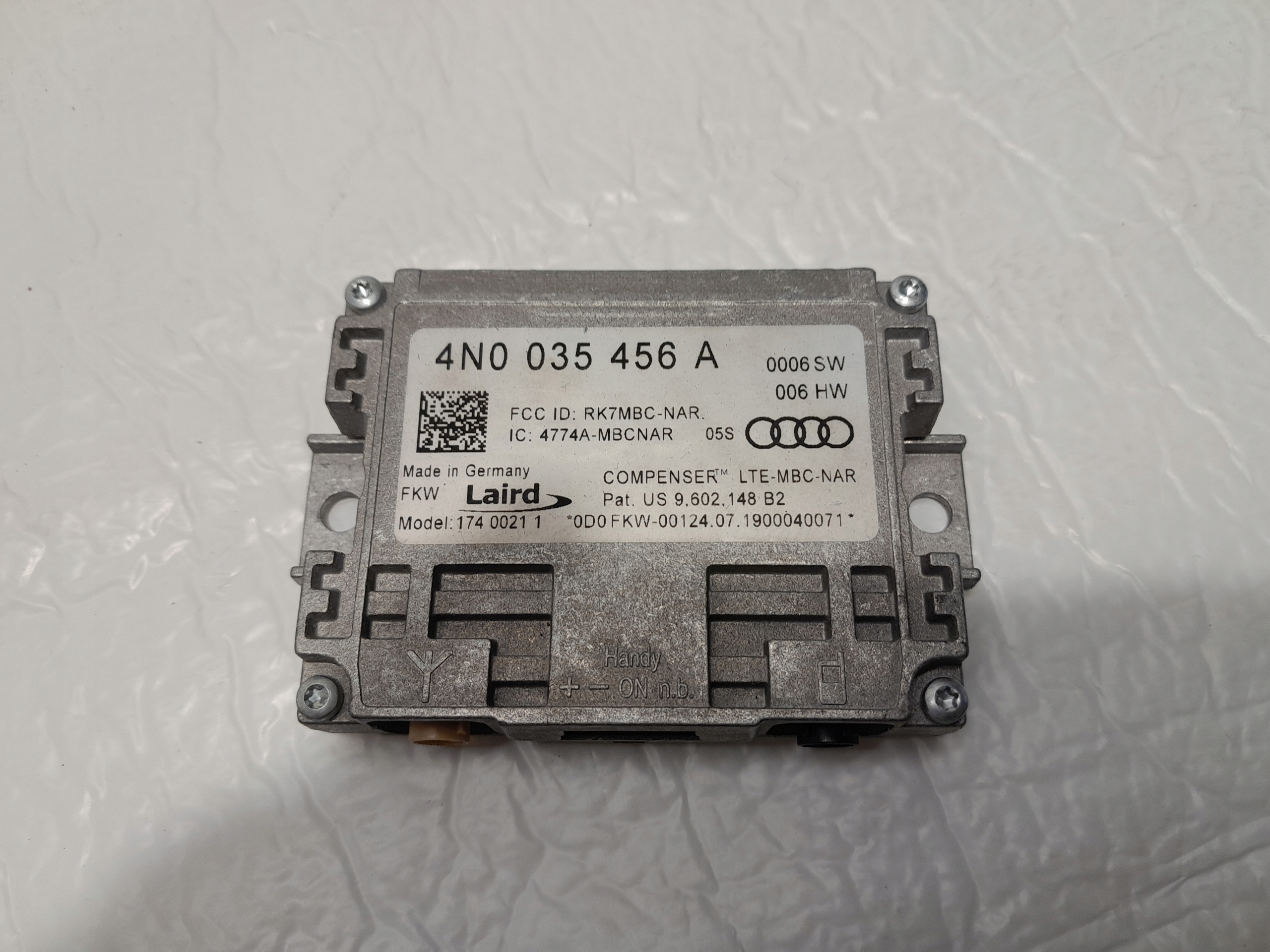 AUDI Q5 80A amplifier SYGNALU TEELFONII 4N0035456A