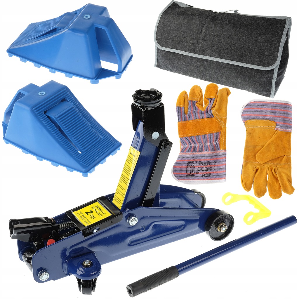 ПОДЪЕМНИК ТИПА ЛЯГУШКИ 2Т. + 2 КЛИНЬЯ + СУМКА