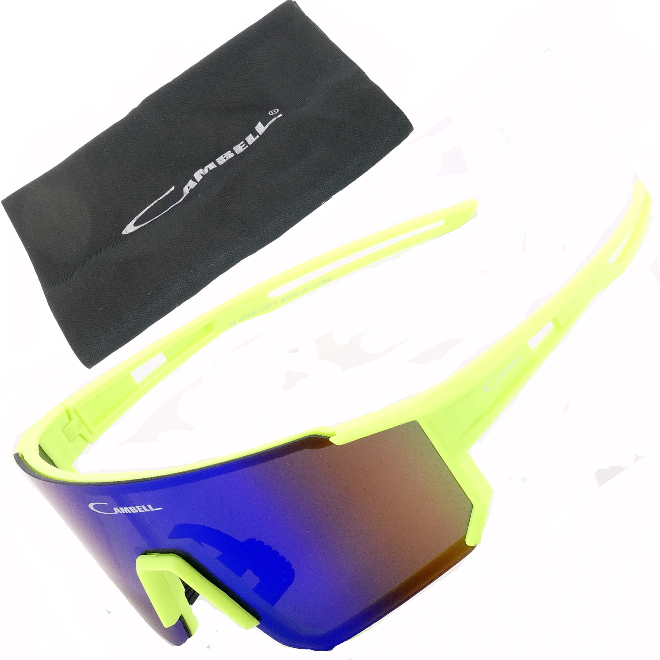 

Okulary Sportowe Na Biegówki Rower UV400 Fluocco
