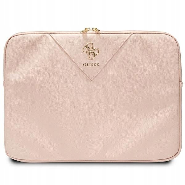Guess Sleeve GUCS14ZPGSTEGP 14"różowy/pink Triangle 4G