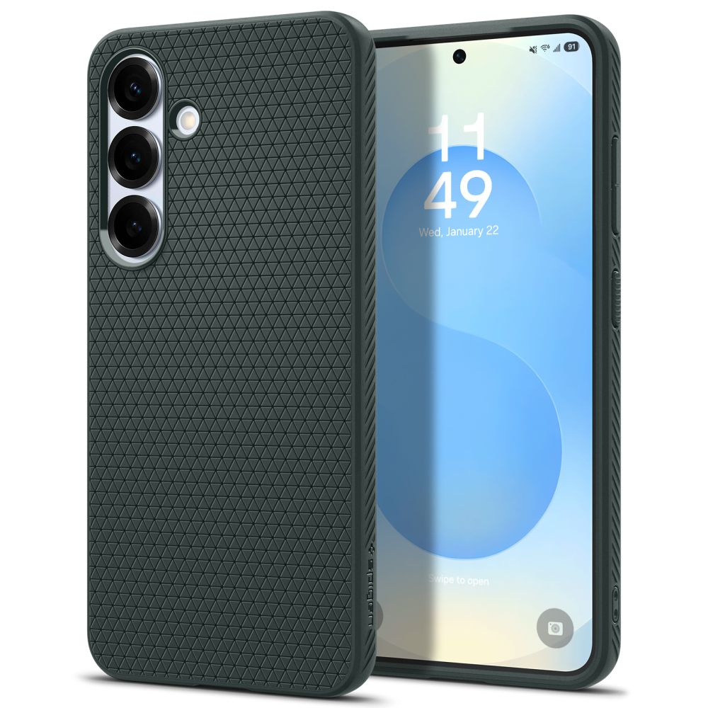 Etui do Galaxy S25, Spigen Liquid Air, elastyczne, case cover Szkło 9H