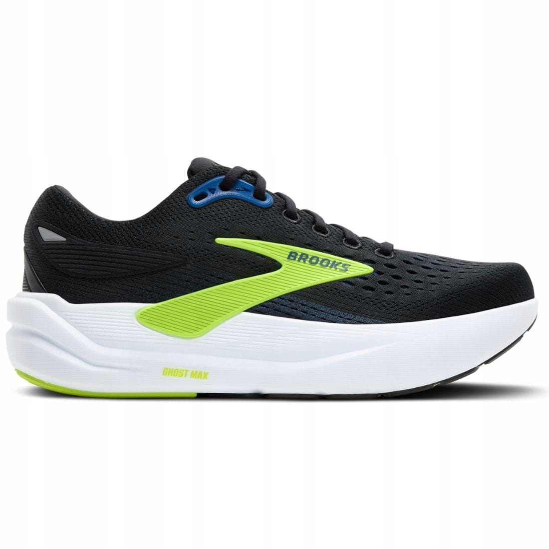 Męskie buty do biegania Brooks Ghost Max 3 Black/Navy/Acid Lime 42