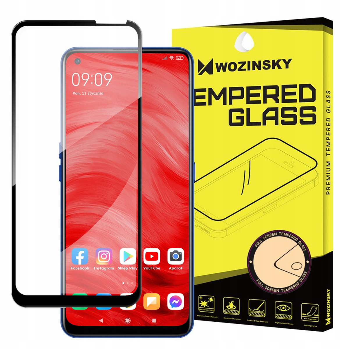 

Szkło Hartowane 5D Ochronne do Realme 7 Pro