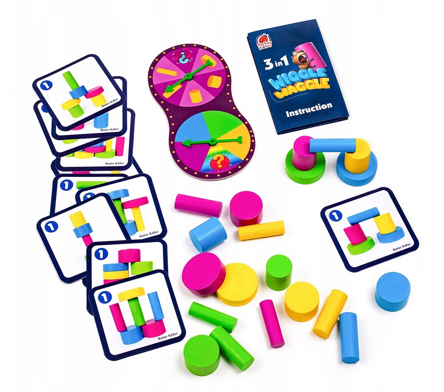 Zestaw Edukacyjny Gra Dziecięca Naukowa Rozgrywka Wiggle Waggle