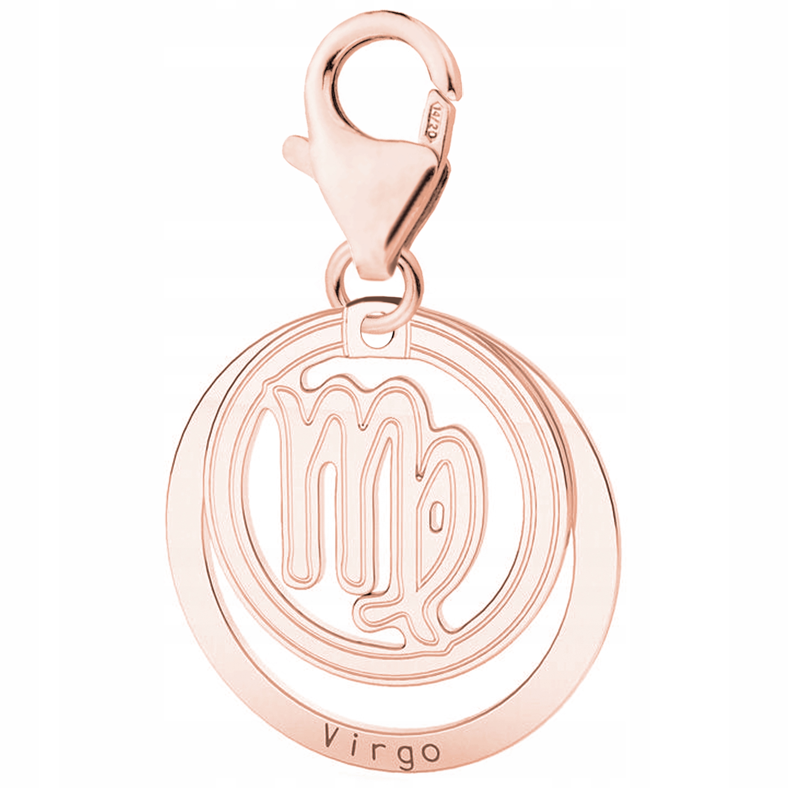 Pozlacený přívěsek se znamením zvěrokruhu Panna Panna Stříbro 925