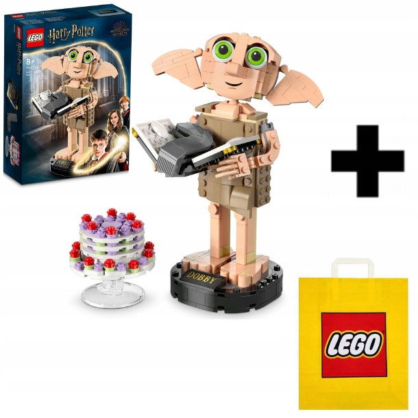 Lego Harry Potter Dobby Domovská Skříňka 76421 Dárek Taška