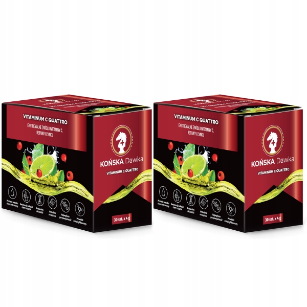 Levně Koňská dávka – Vitamín C Quattro – 30 sáčků x2