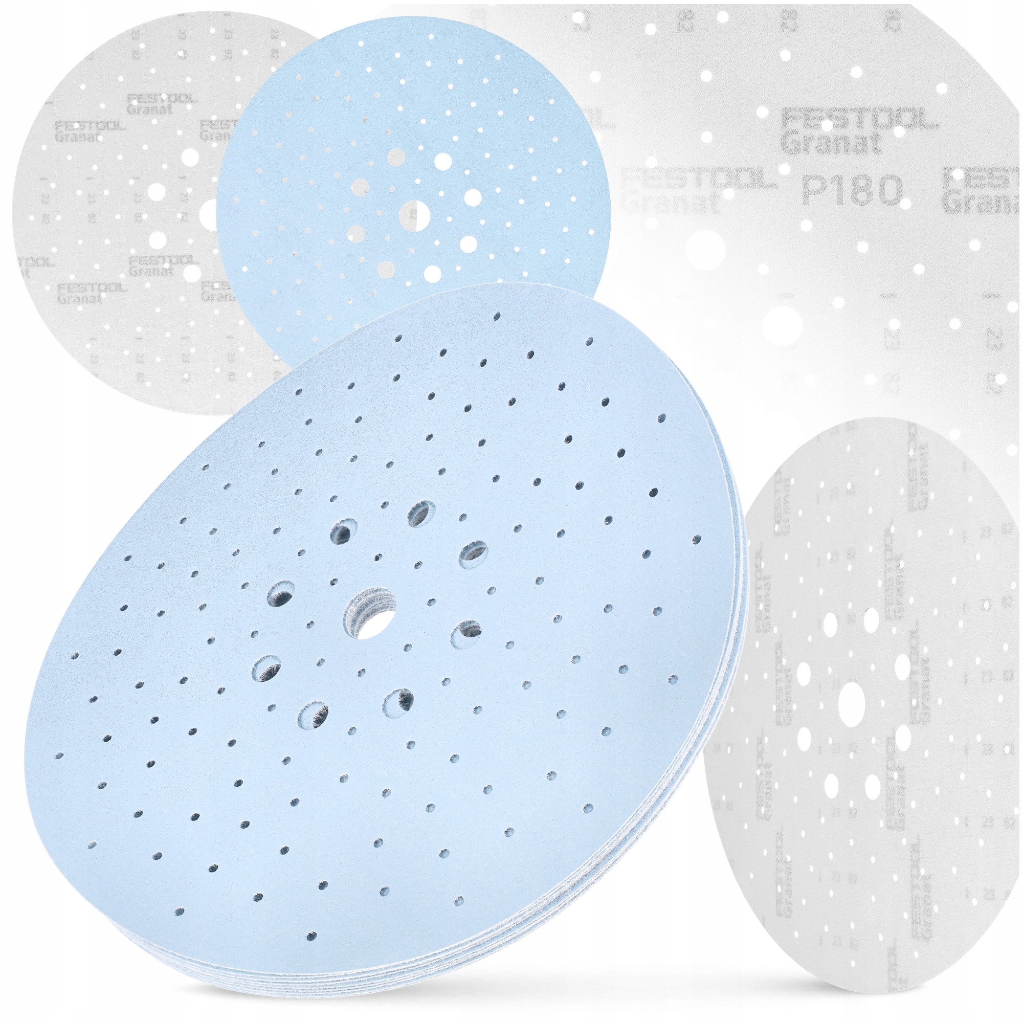 10x Krążki Ścierne 225MM P180 Papier Ścierny Do Żyrafy Festool Planex Rzep