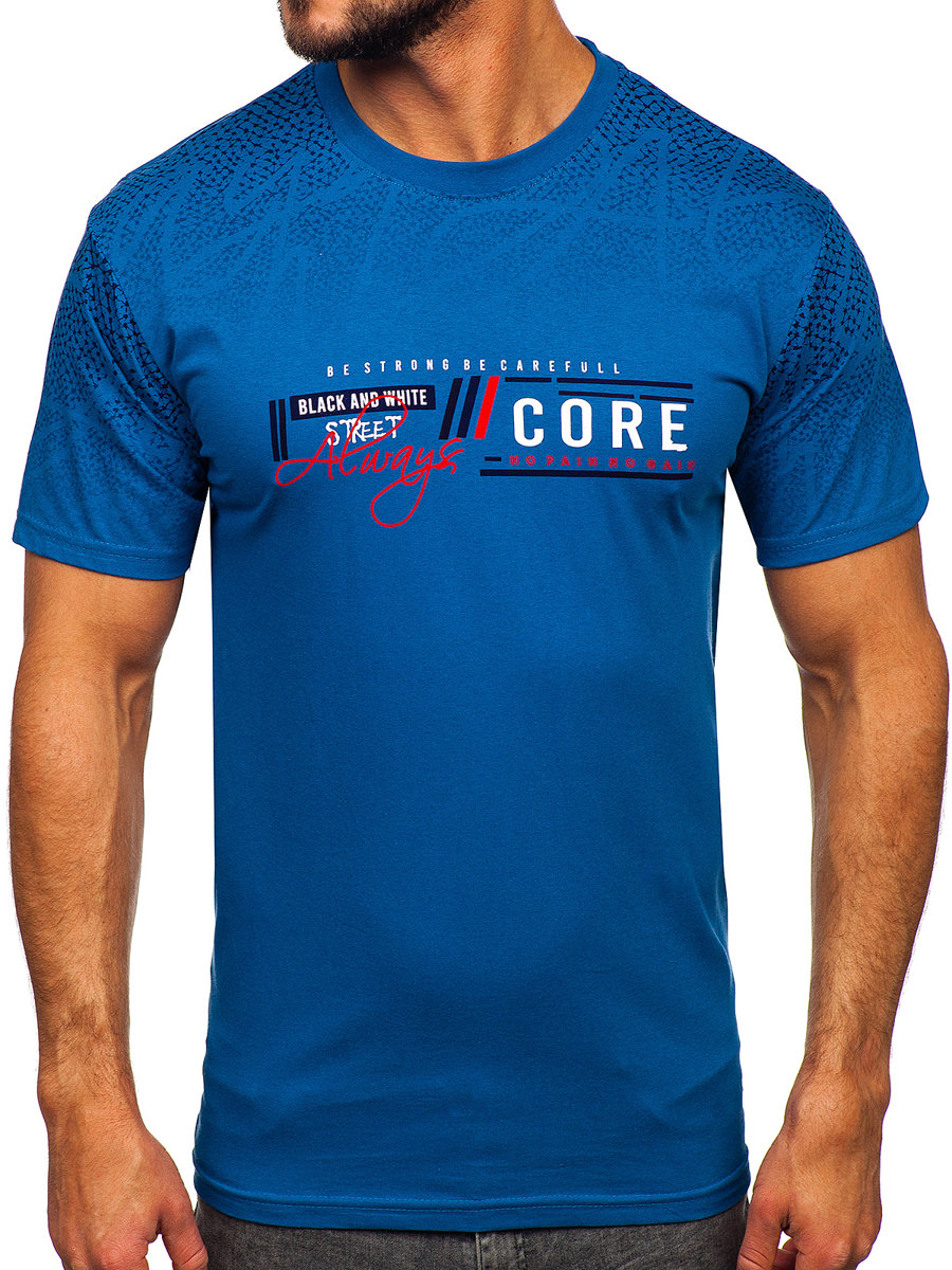 

T-shirt Koszulka Ciemno-niebieska 14710 Denley_m