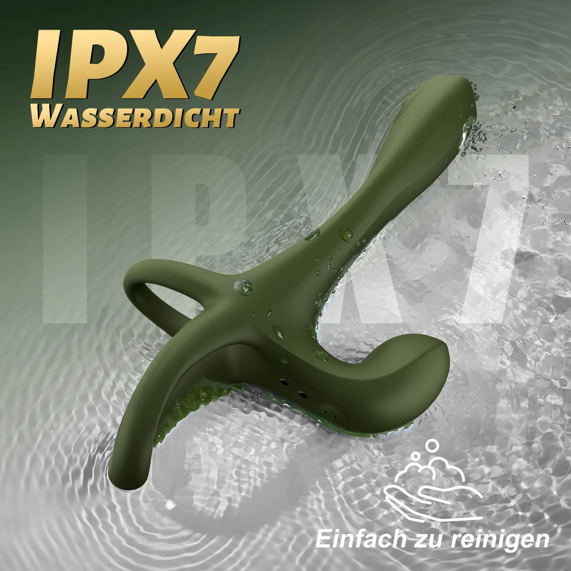 VIBRATOR Penisring Z 7 Trybami Wibracji Stymulator Klitorisu i G-Punktu — miniatura 7