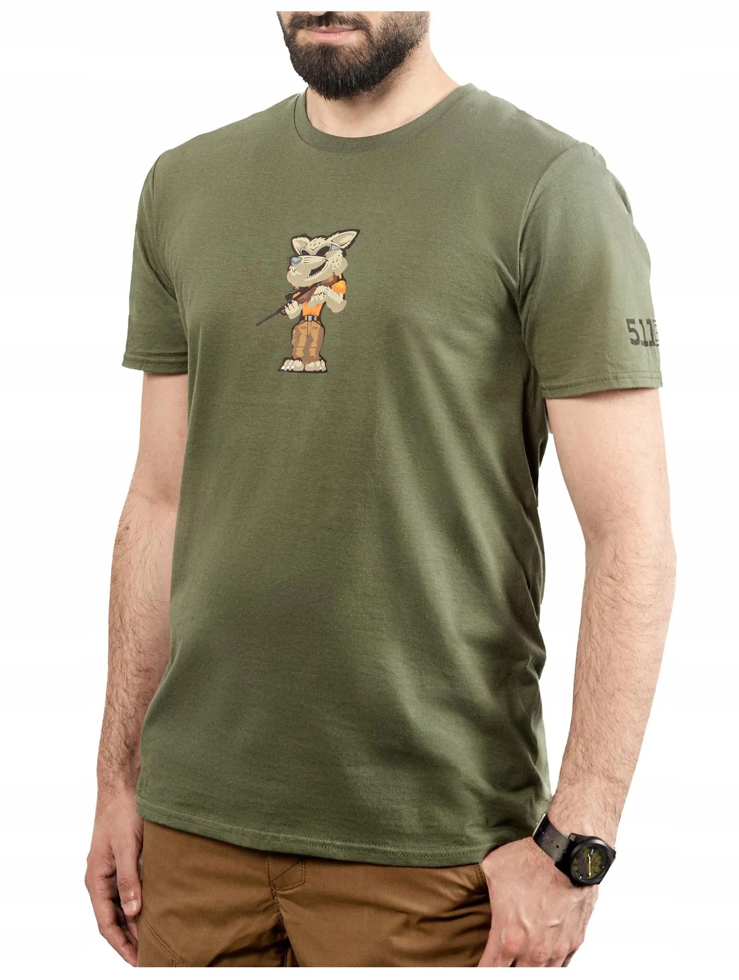 5.11 Tričko Emea Coyote Tee Ss Military Green S 76279