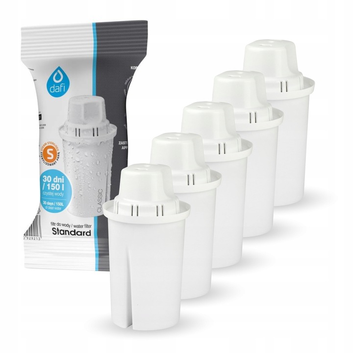 

5 X Wkład Filtr Dafi Classic Do Aquaphor Do Brita