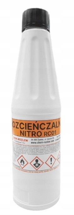 Rozcieńczalnik, Rozpuszczalnik Nitro RC01 0,5L Chem-rozlew