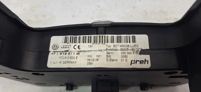 Pannello controllo AUDI A6 C6 4F191961M