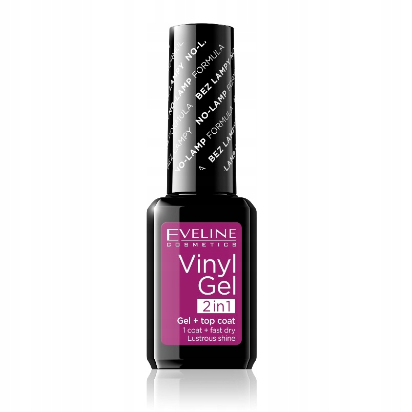 

Eveline lakier winylowy+top coat 2w1 Vinyl Gel 208