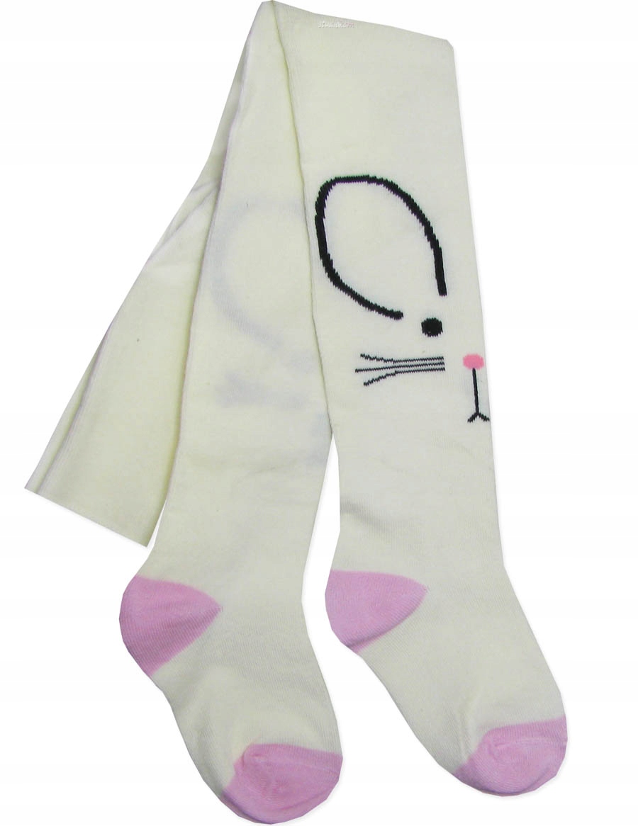 

80-86 Rajstopy bawełna Wzorowane be snazzy Zając