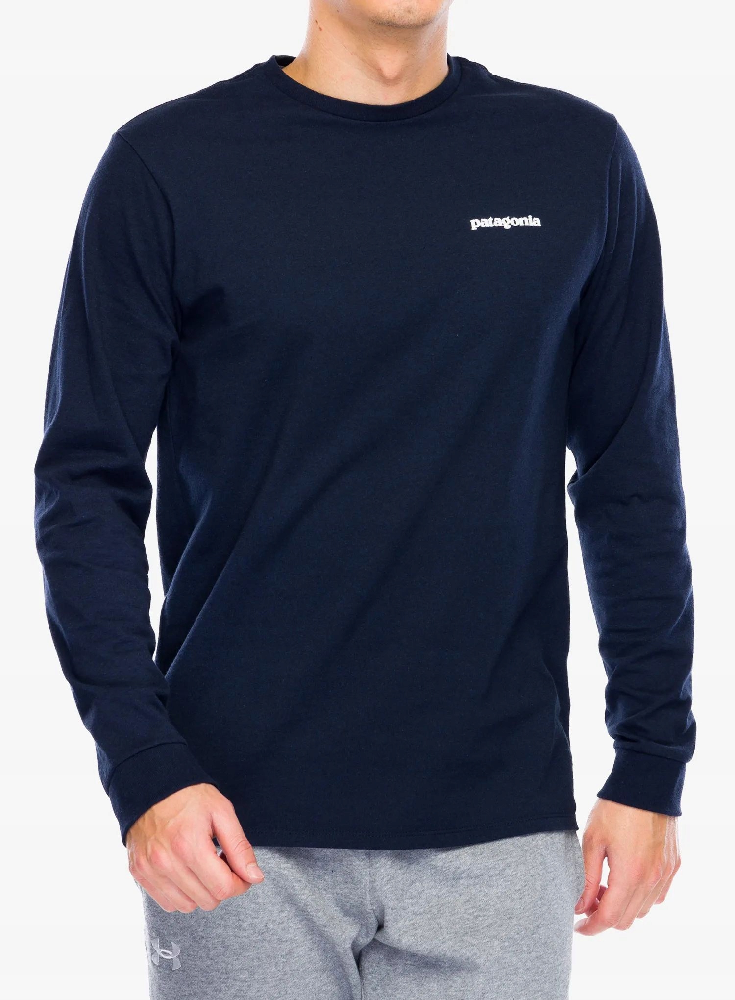 Mikina bez kapuce Patagonia L/s P-6 Logo Responsibili-Tee new navy XL