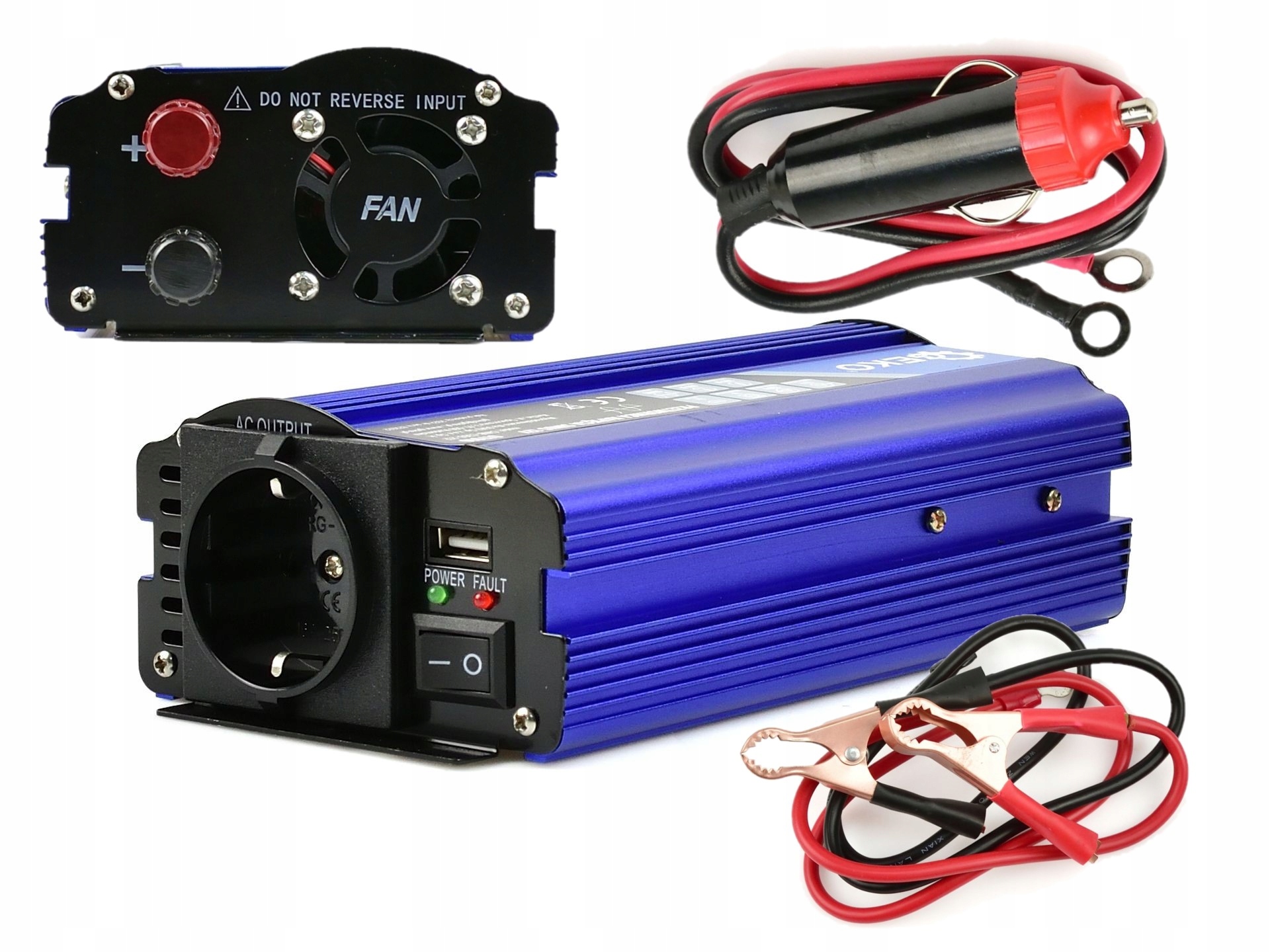 

Przetwornica Prądu 24V 230V 300W 600W Sinus