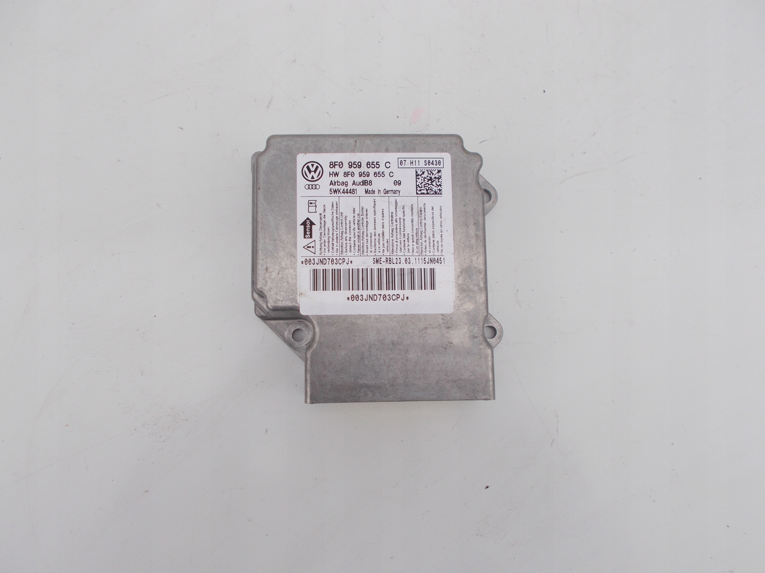 Модуль датчика подушки Audi A5 8t 8F0959655C