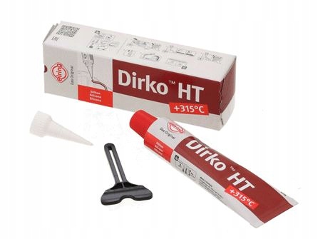 

Silikon czerwony Dirko Ht +315°C Elring 705.708