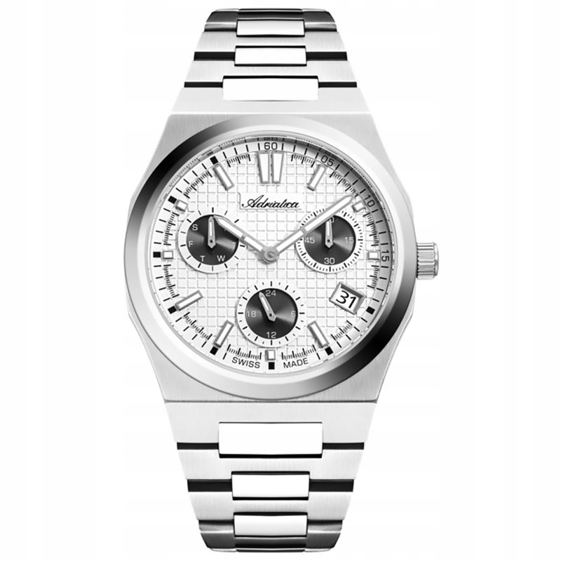 Pánské Hodinky Adriatica A8326.5113QF stříbrný náramek