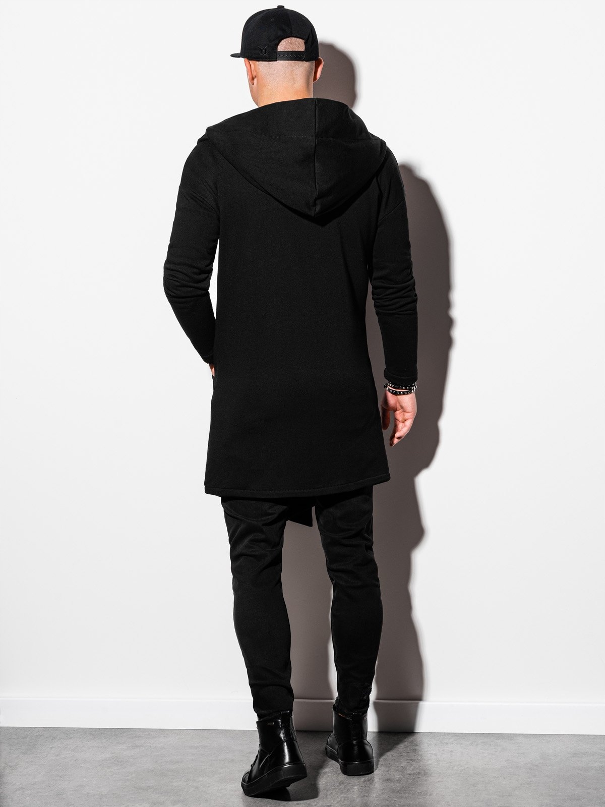 Bluza męska z kapturem B961 czarna L Rozmiar L