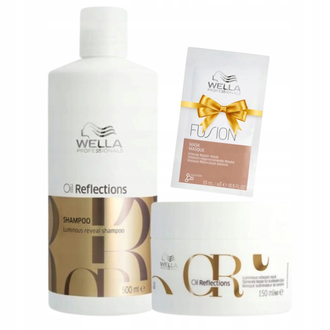 Wella Professionals Oil Reflection Šampon Maska Rozjasnění Dárek