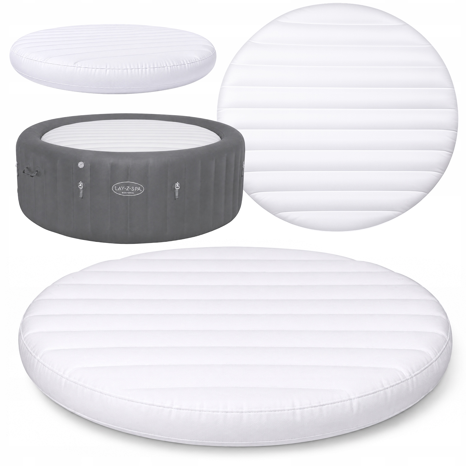 Nafukovací izolačný obal na jacuzi Lay-Z-Spa Santorini HydroJet Pro