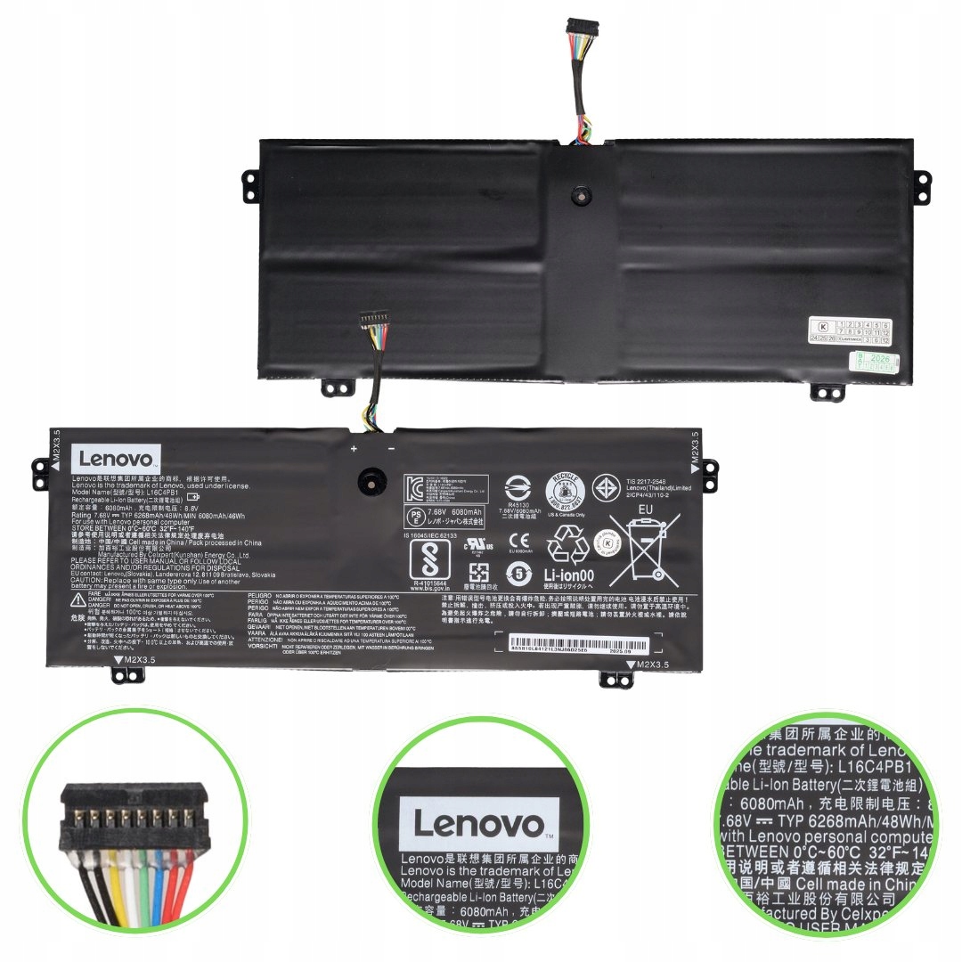Originál Batéria Lenovo L16C4PB1 48Wh