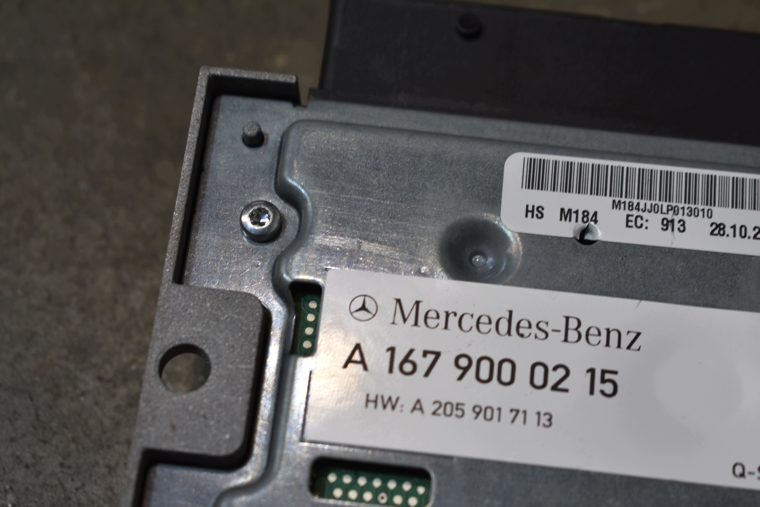 IDEALNY module control unit MERCEDES GLS X167 1