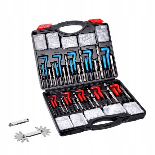 Set Na Opravu Závitov Vevor 338 Ks Helicoil M5-M12 1 4-1 2 Palca Hss