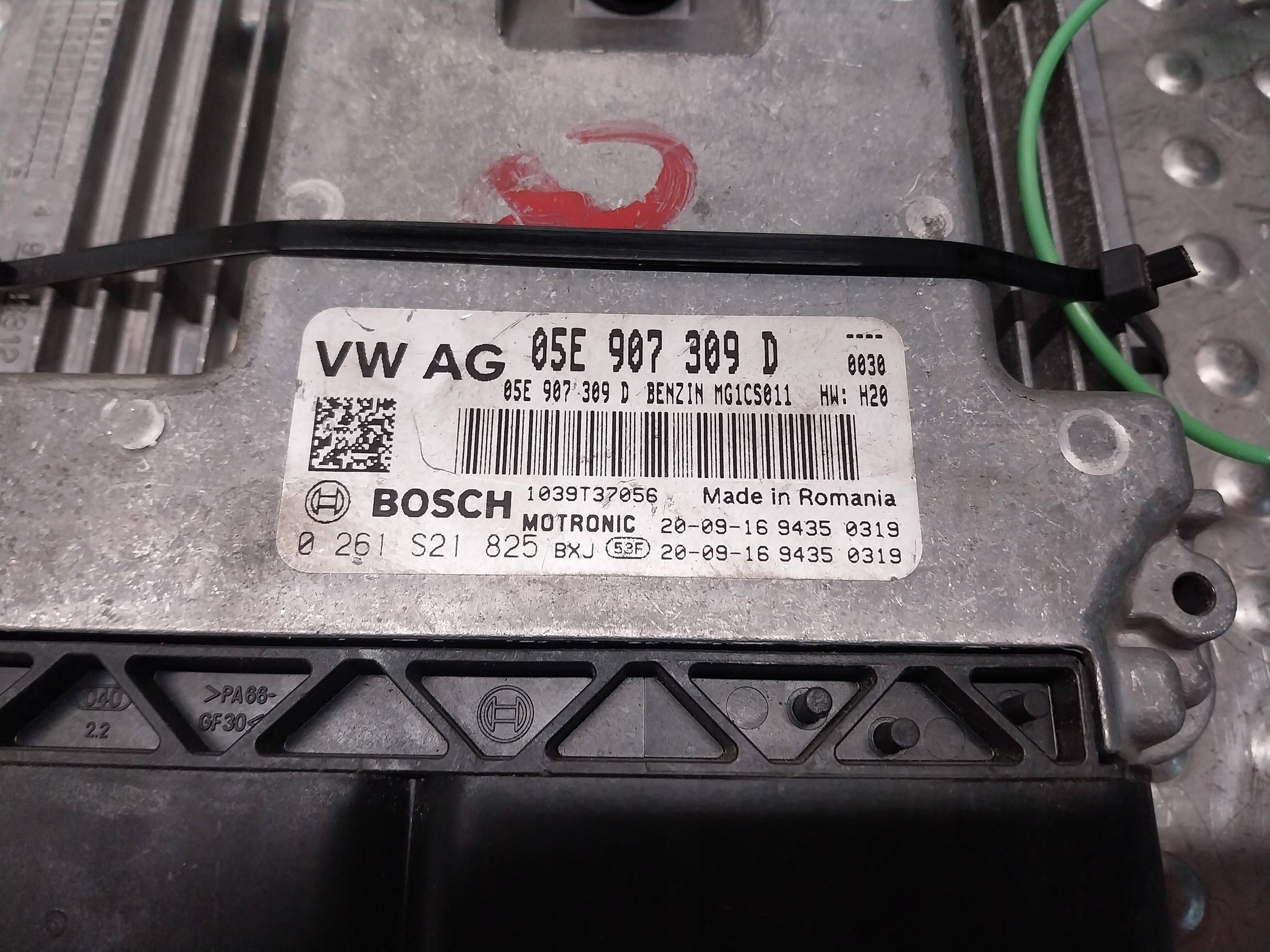 computer control unit of the engine 05E907309D CUPRA LEON IV A3 8Y GOLF VIII 1.5 TSI