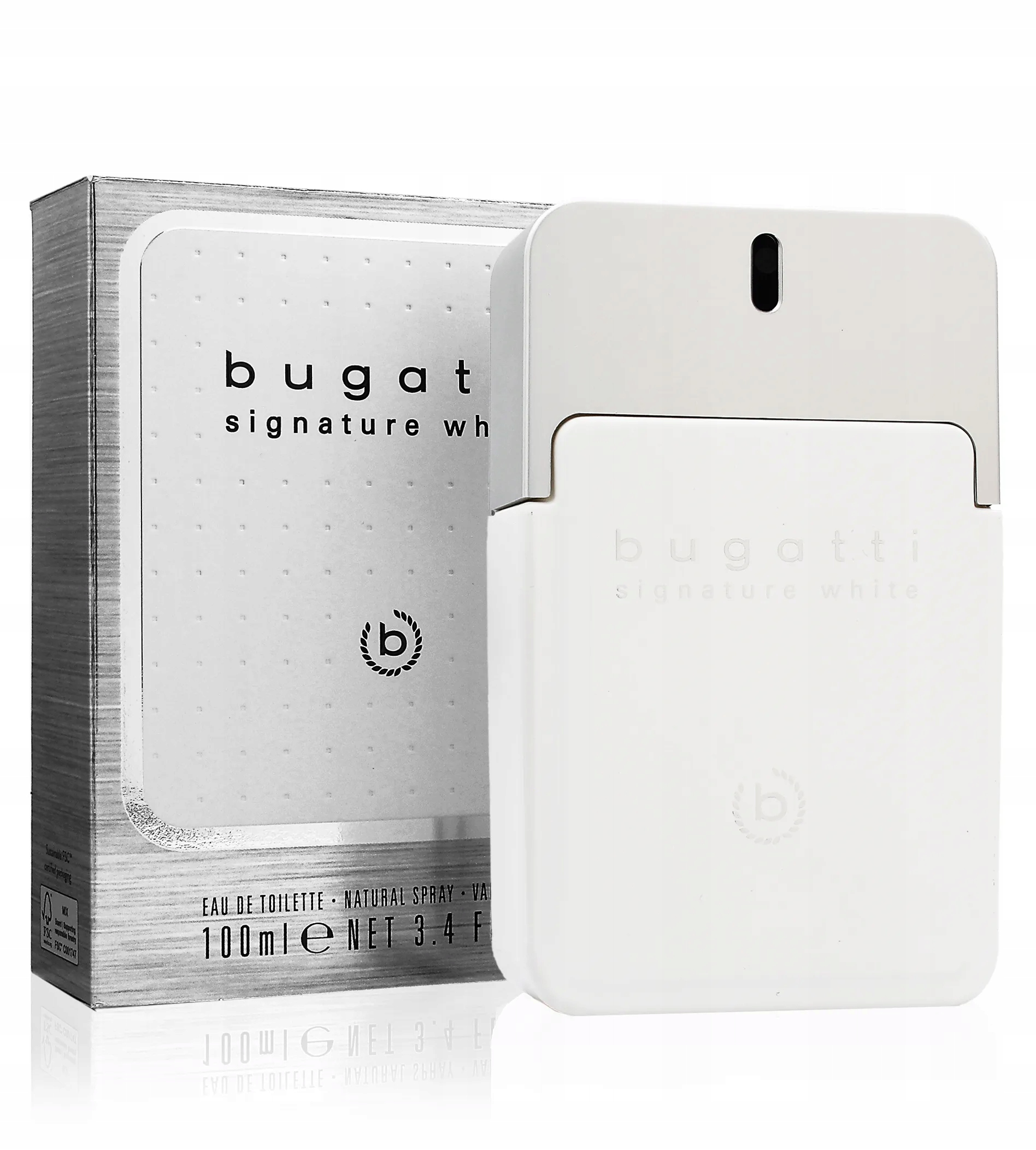 Bugatti Signature White toaletní voda pro muže 100 ml