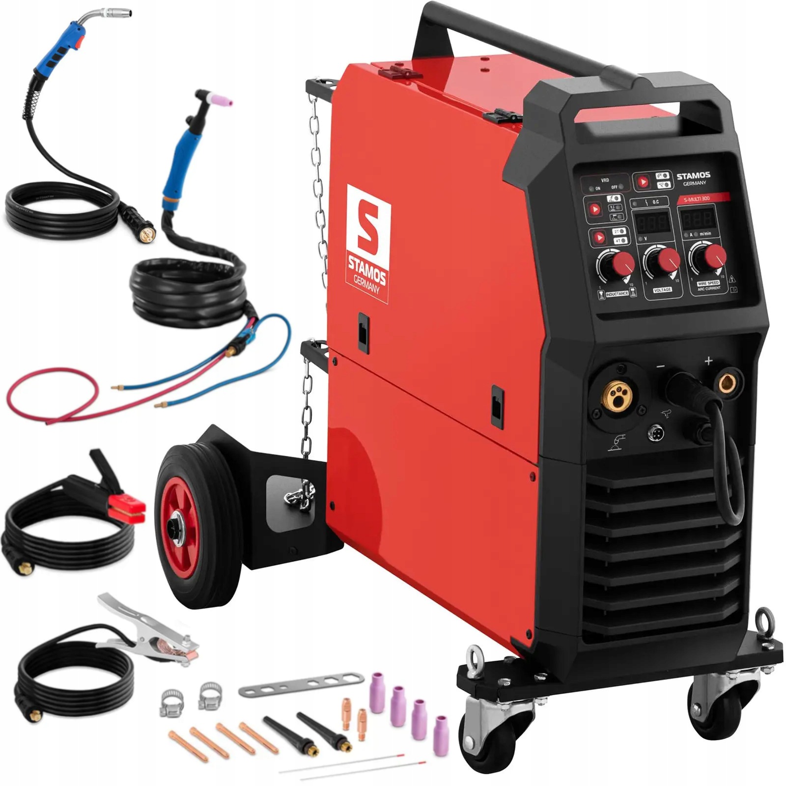 Spawarka Wielofunkcyjna Mig Mag Tig Mma Fcaw 300 A 400 V Profesjonalna