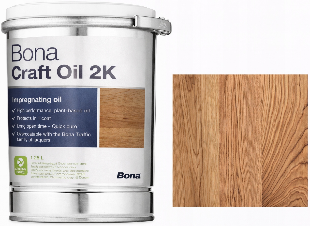 Bona Craft Oil 2K Neutral Pure 1,25L olej na dřevěné podlahy