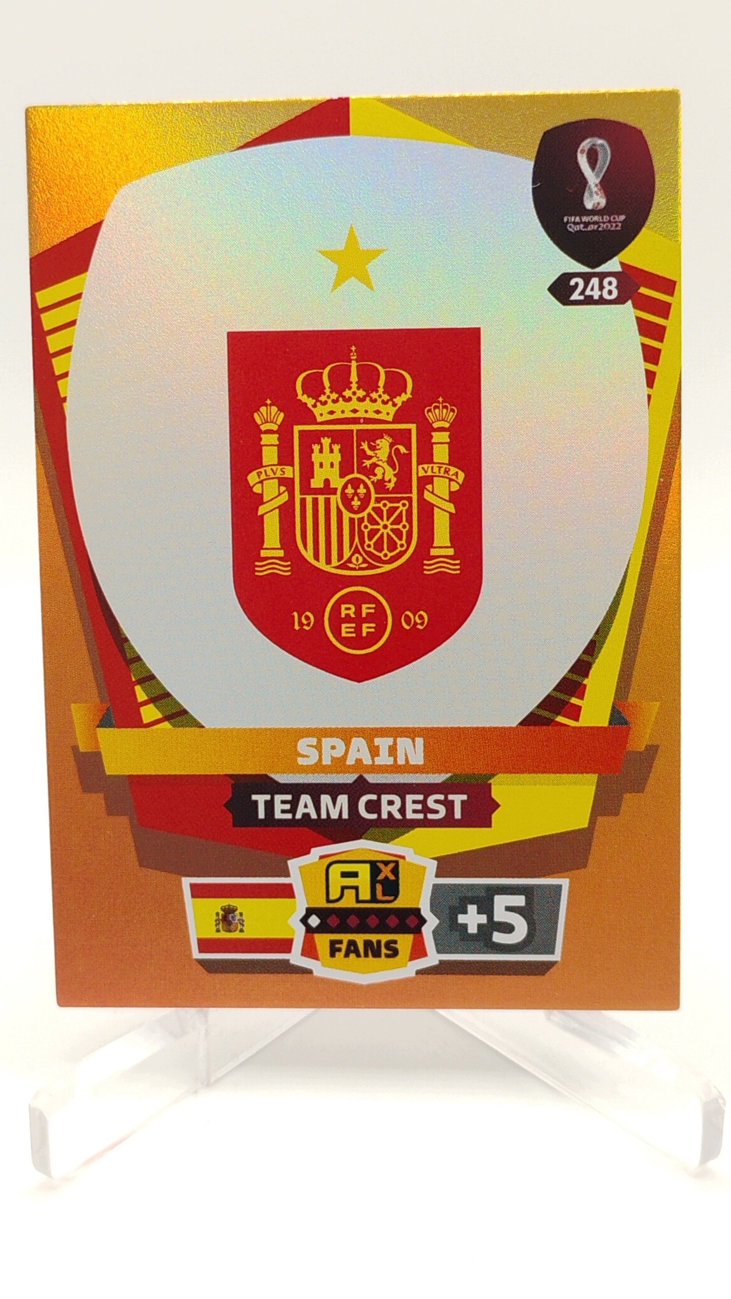 Panini World Cup Qatar 2022 Team Crest Logo 248 Hiszpania