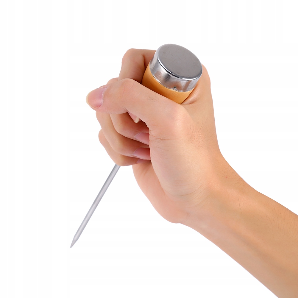Drtič ledu Dřevěná rukojeť Děrovačka Kitchen Bar Tool Gp