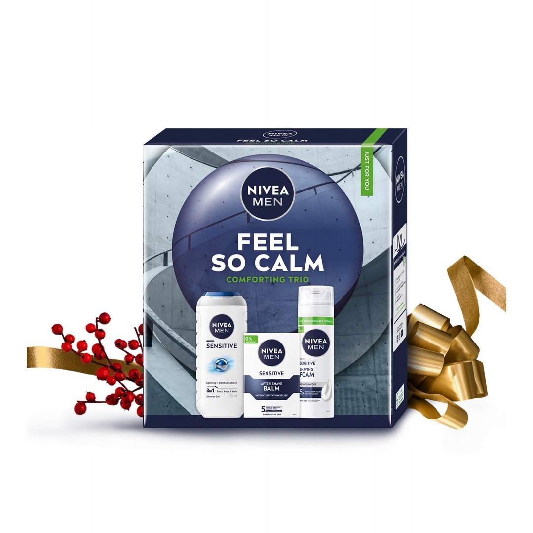 Nivea Men Dárková Sada Feel So Calm Comforting Tio
